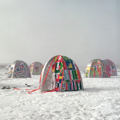 Studio Orta - Antarctic Village - No Borders, ephemeral installation in Antarctica